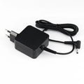 Black 45W laptop adapter with American plug and DC connector