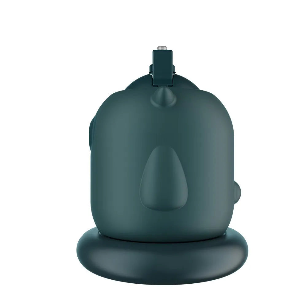 Dark green intelligent AI face recognition gimbal with 360-degree rotation for camera tracking