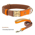Small dog mohair collar and leash set in Mo Landi green, showing the neck ring and attached traction rope.