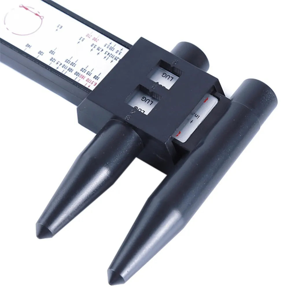 Electronic digital hole distance measuring tool caliper with digital display for automotive workshop use