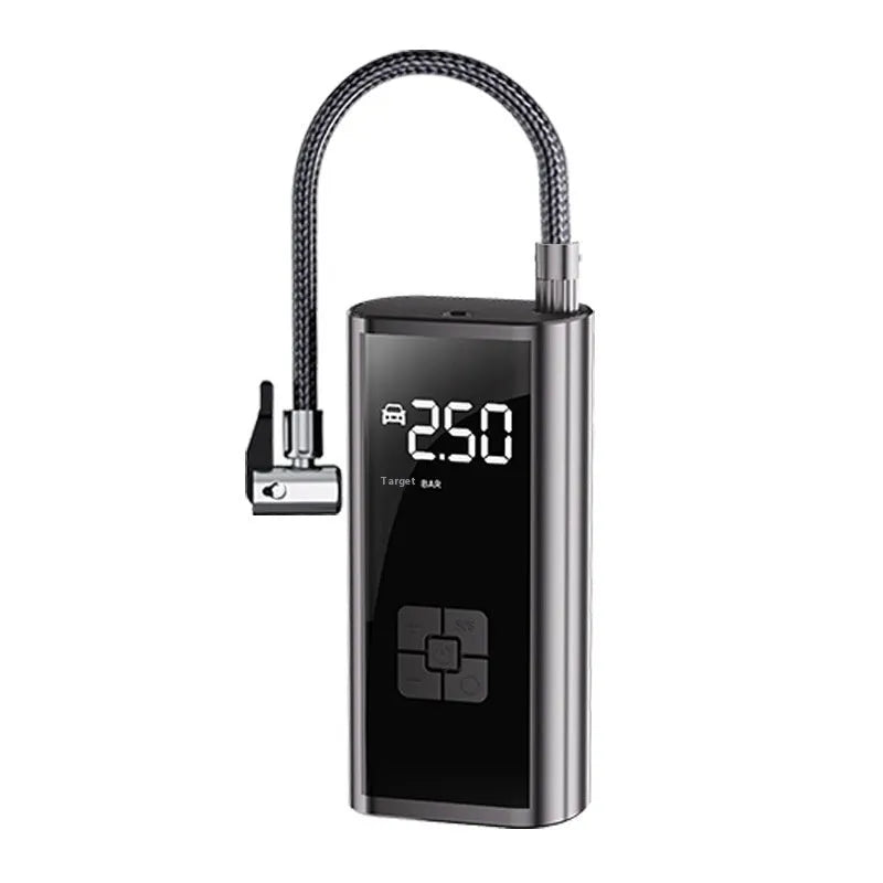 ABS plastic vehicle electric charging cylinder air pump with lighting and USB charging