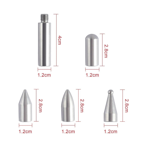 Three-piece alloy steel car dent repair tool set with hook crowbar on a workshop bench