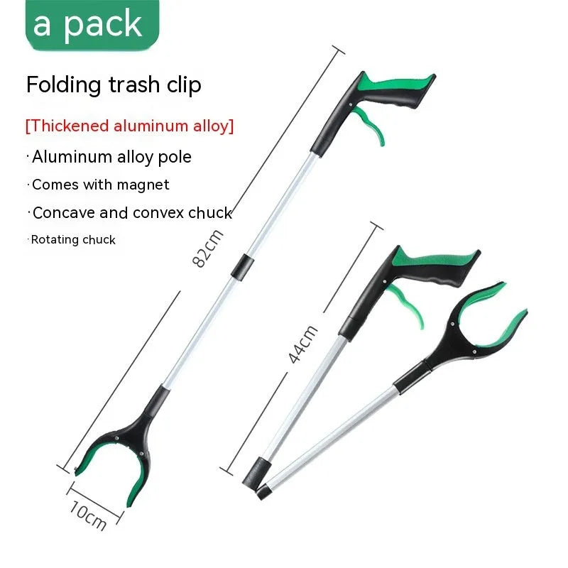 Trash folder artifact sewer pliers in plastic and aluminium alloy with six colour options