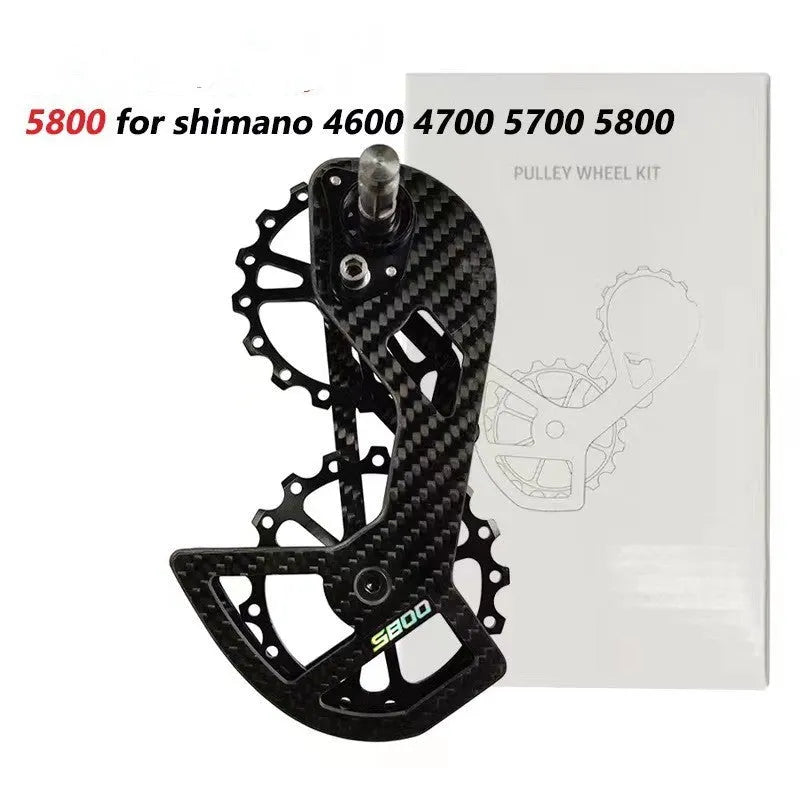 LTWOO 105 rear derailleur pulley with 13T and 18T jockey wheels for Shimano road bike groupsets