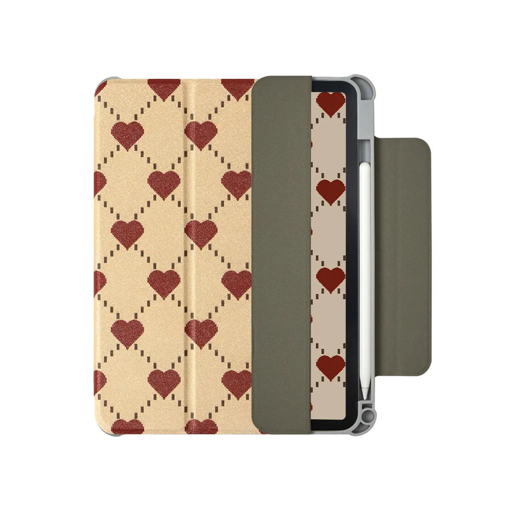 Magnetic iPad Air protective shell with flat plate double sided suction for Air 4 and Air 5 tablets