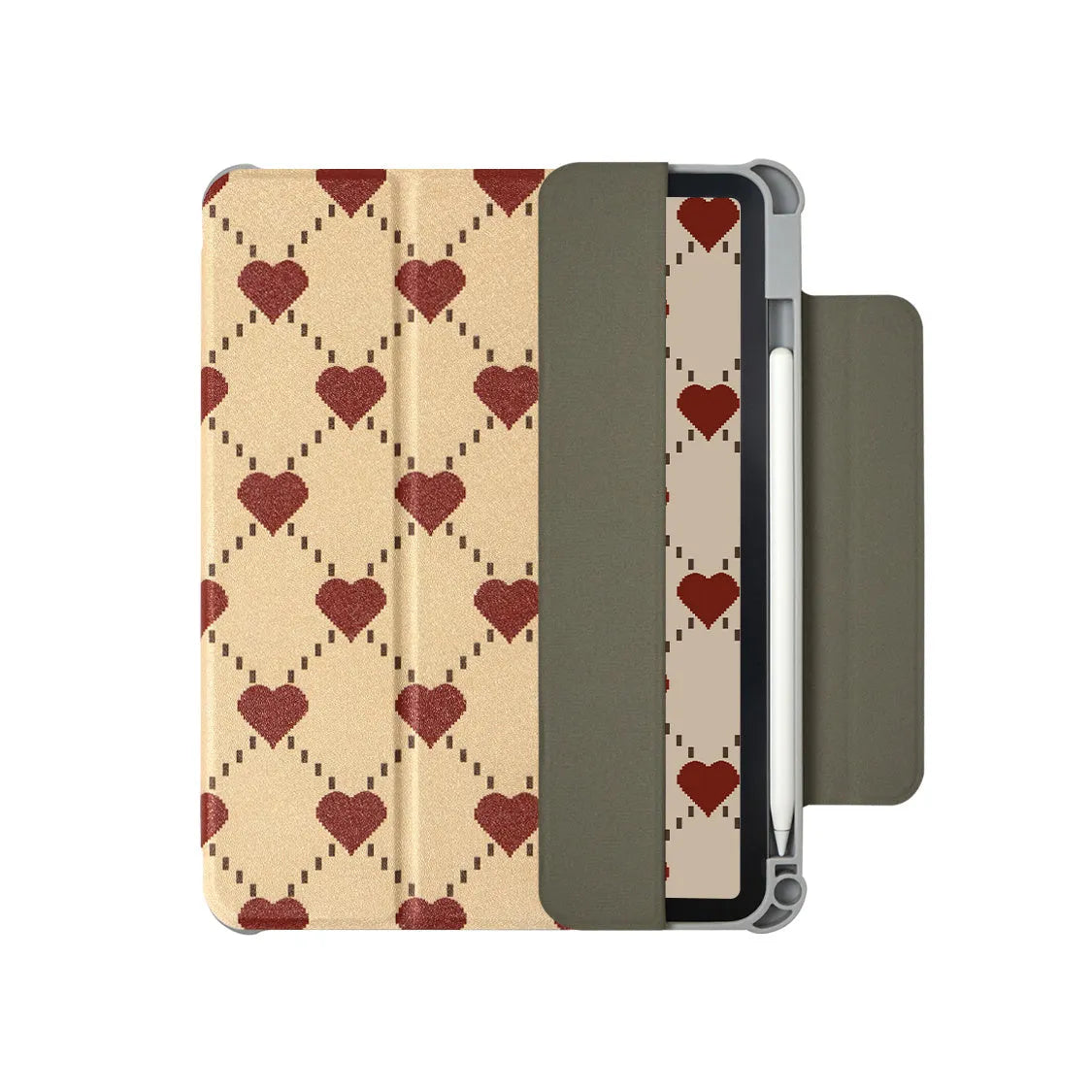 Magnetic iPad Air protective shell with flat plate double sided suction for Air 4 and Air 5 tablets