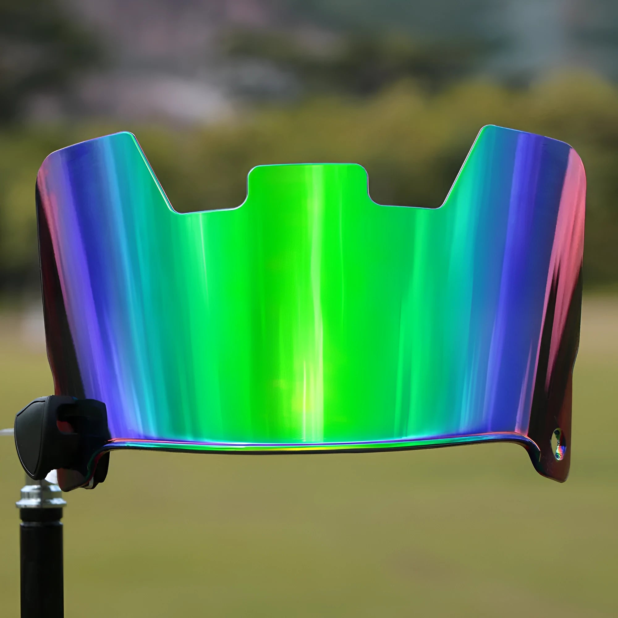 Rugby helmet goggles for American style helmets with multicolour options and tool-free installation