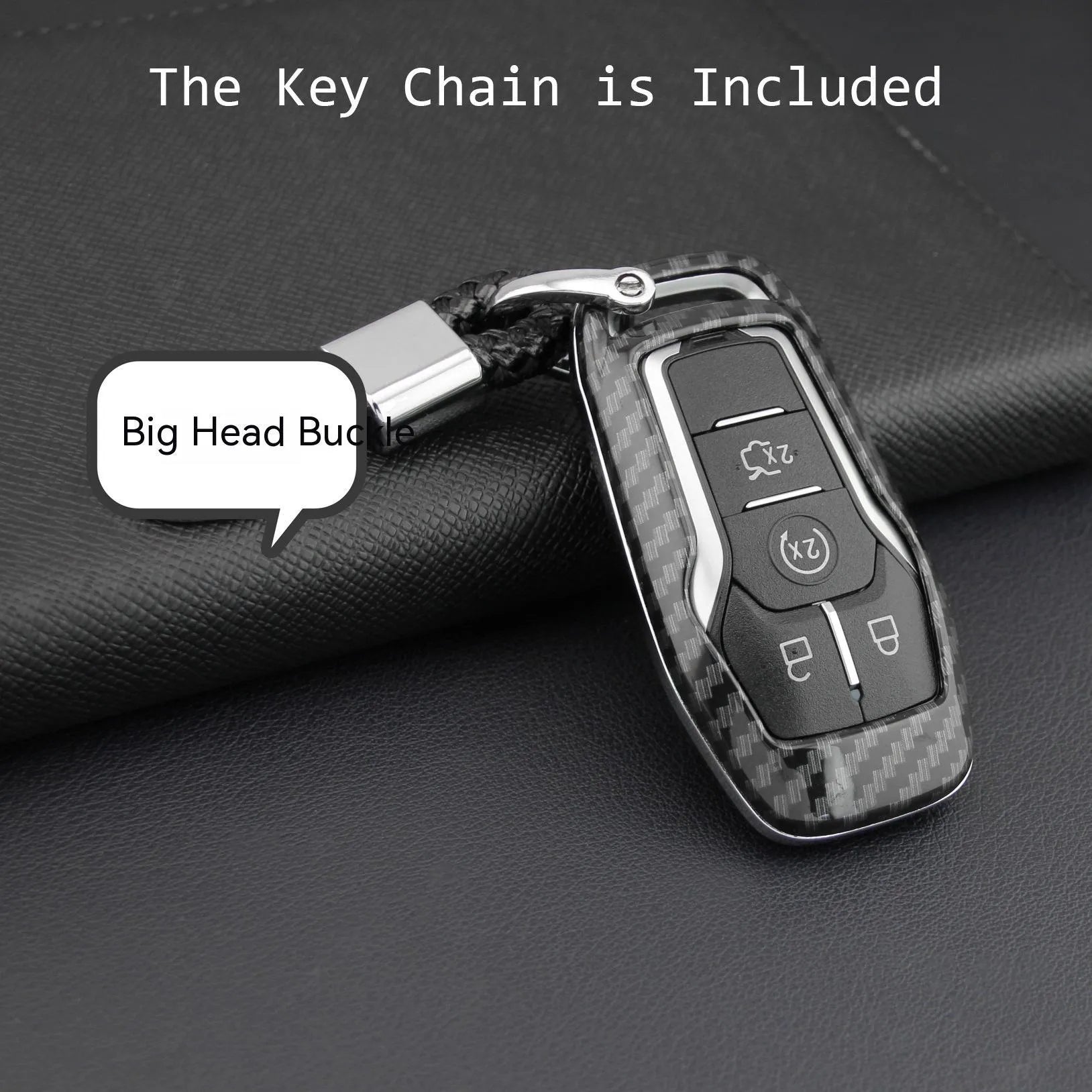 Plastic protective shell for a car key remote, shown in two colour variations