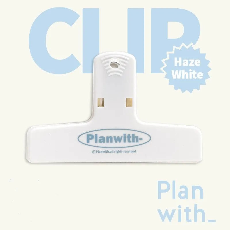 Haze Series magnetic bill clip for holding banknotes and papers in blue, brown, or white.