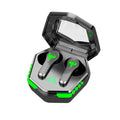 Black N35 wireless Bluetooth gaming in-ear headset with private mould earplugs