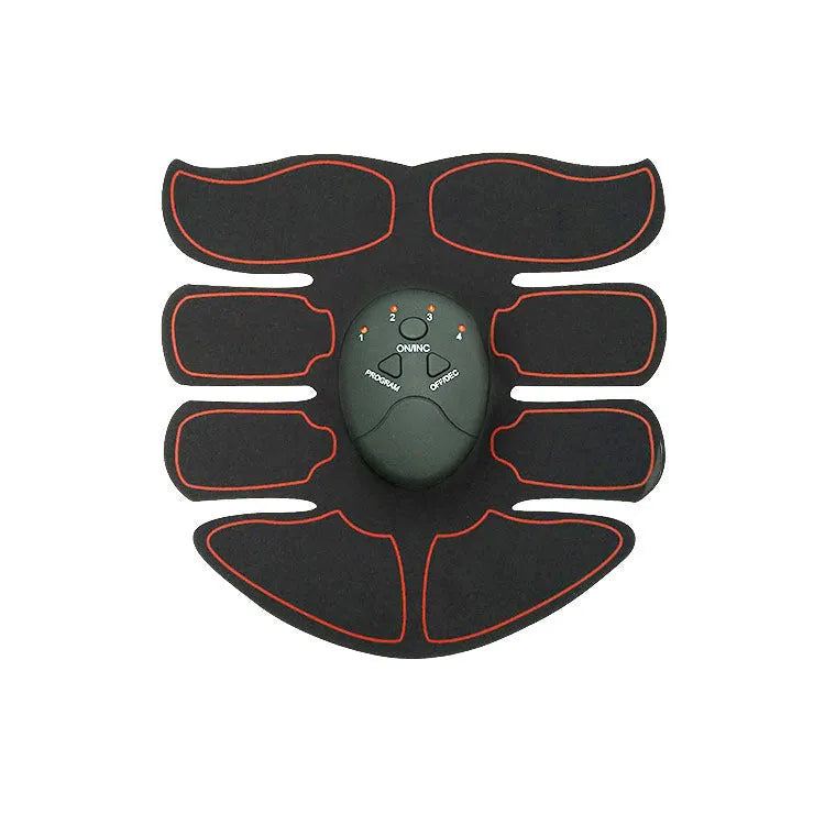 K81 rechargeable abdominal muscle stimulator patch with digital display and three electrode pads