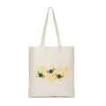 Sublimation canvas single shoulder bag with thermal transfer print in multiple colour styles for shopping