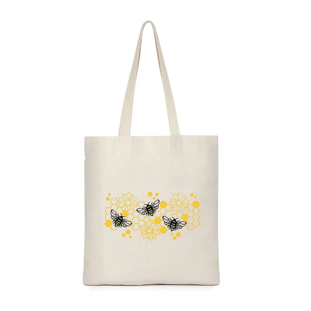 Sublimation canvas single shoulder bag with thermal transfer print in multiple colour styles for shopping