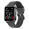 All-weather multi-sport watch with 1.70-inch tempered glass screen and silicone wristband showing fitness tracking display
