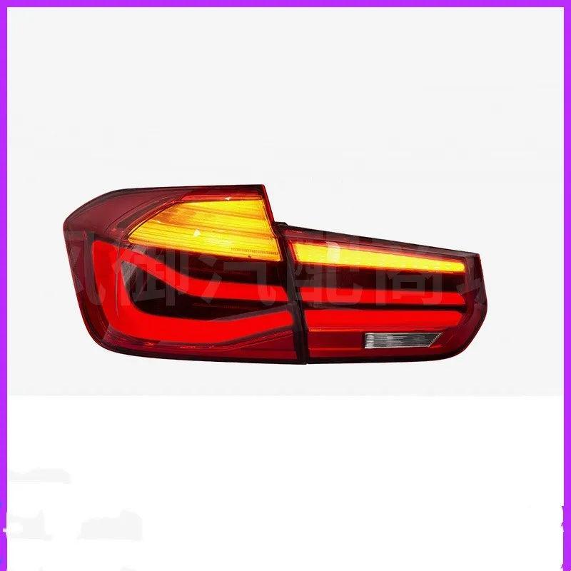 BMW 3 Series LED tail light assembly with streamer pattern in red or smoked black for 12-15 year models
