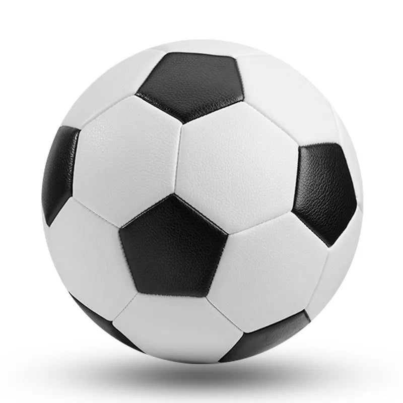 PVC football with machine-seam construction in No. 3 No. 4 No. 5 sizes for training and competition