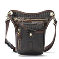 Men's crazy horse leather vintage satchel bag with adjustable strap in multiple colour options