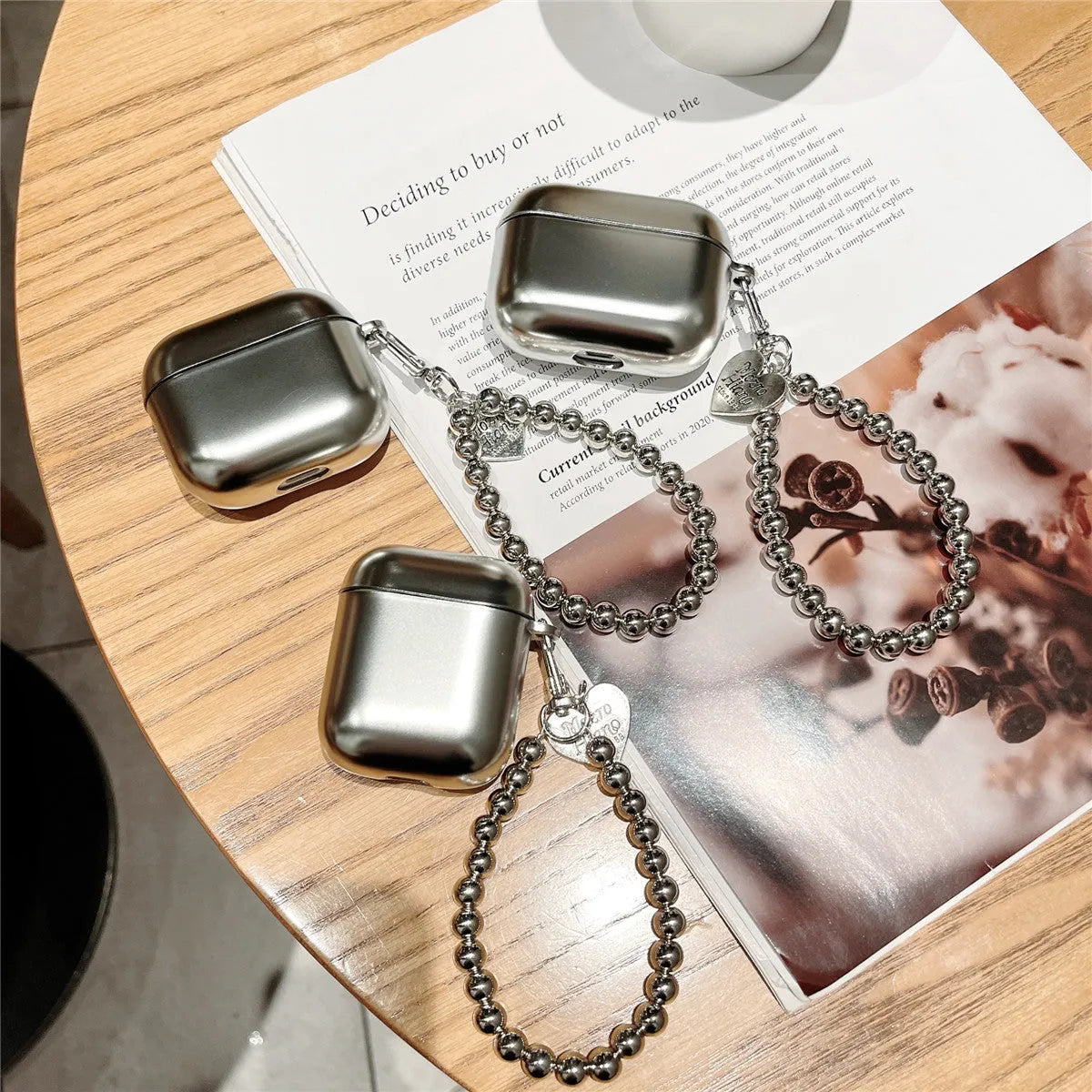 Matte plating protective cover for AirPods compatible with AirPods 4 and multiple models