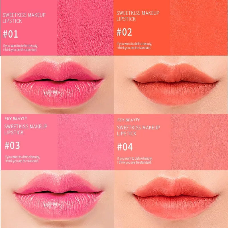 Fey Beauty cameo brown nude lipstick with non-stain formula and 3.8g content