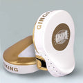 Vertical boxing punch target in gold or green PU leather for martial arts training