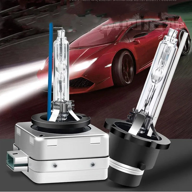 Xenon automotive headlight lens lamp with aluminium alloy shell and quartz tube