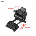 Dark earth coloured metal alloy G24 NVG helmet mount with breakaway base