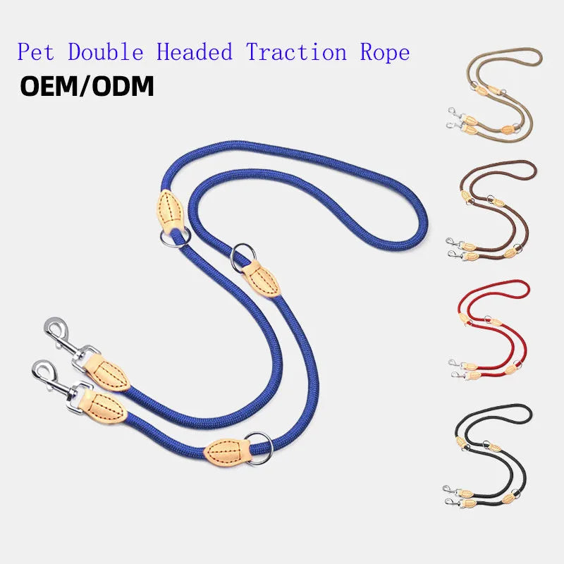 Blast race training dog leash with automatic tightening nylon collar in multiple colour options.