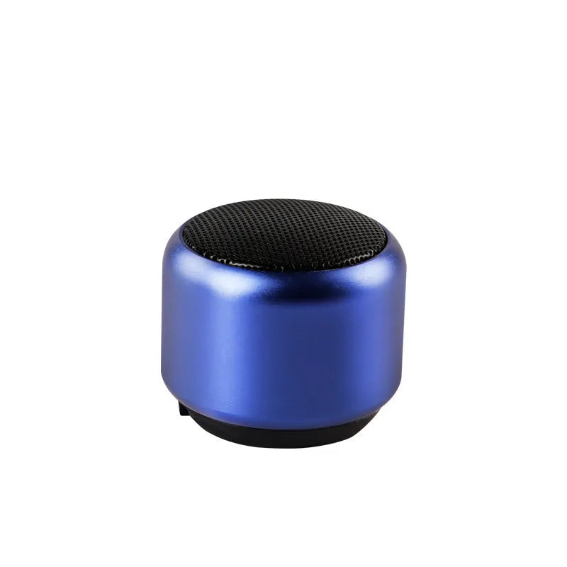 Portable mini Bluetooth wireless speaker in black blue gold or pink colour