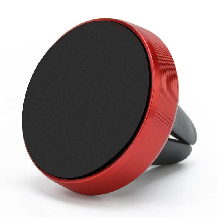 Car air vent magnetic mobile phone holder in rose gold, gold, black, red, or silver colour