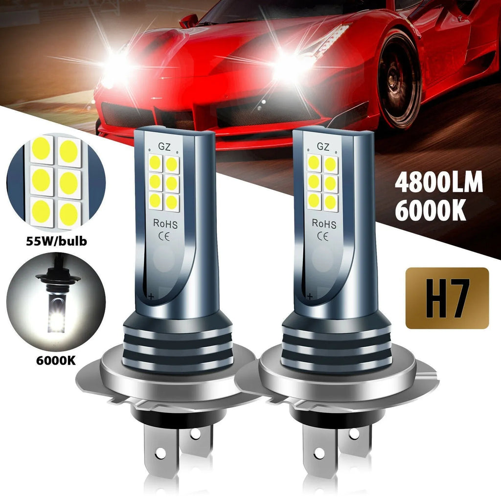 110W LED car fog lamp with aviation aluminium housing and multiple bulb base options
