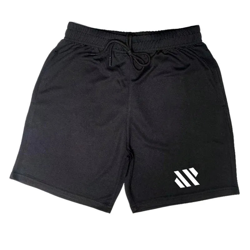 Loose fit metal silk fabric sports shorts in army green colour for summer running.