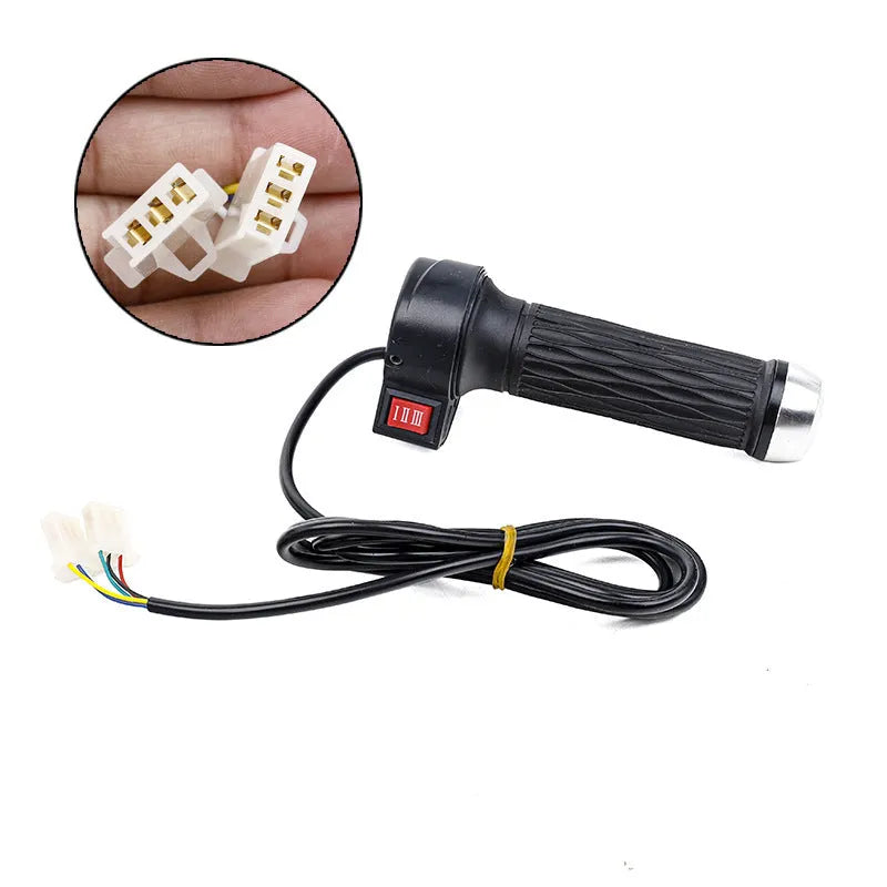 Three-wheel electric car modification accelerator transfer handle with three-speed control and multiple colour options