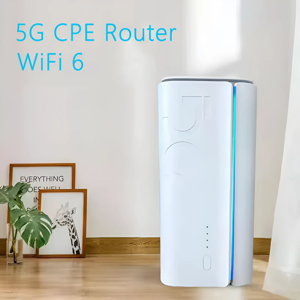 ZTE 4G CPE wireless router with compact 51x30x5mm dimensions and Qualcomm or Zhanrui chip options