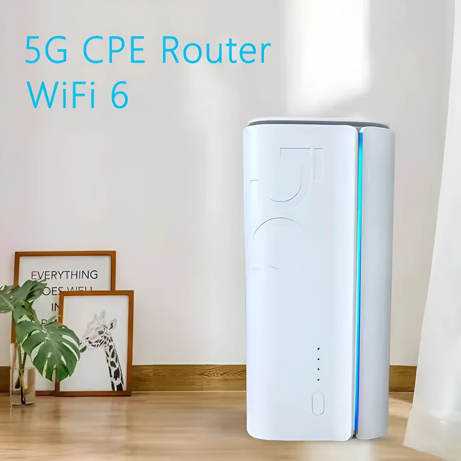 ZTE 4G CPE wireless router with compact 51x30x5mm dimensions and Qualcomm or Zhanrui chip options