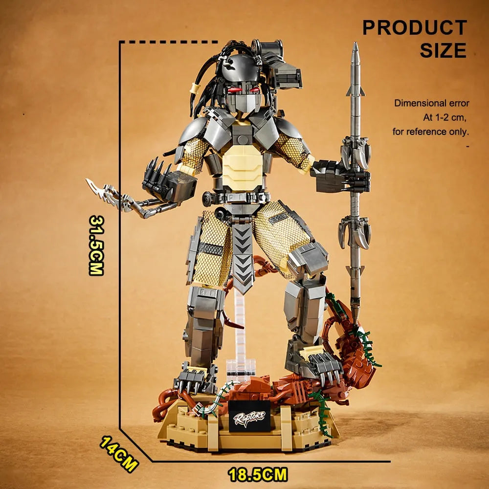 Alien monster iron blood model building blocks toy plastic small particles one size