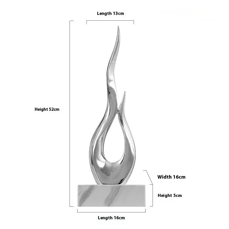 A handmade resin festival decoration ornament in a choice of bright gold, elegant silver, or transparent gradient colours.