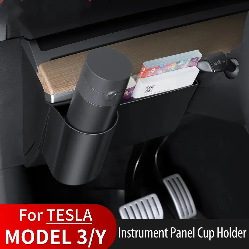 Tesla Model 3 and Model Y dashboard water cup holder with handle