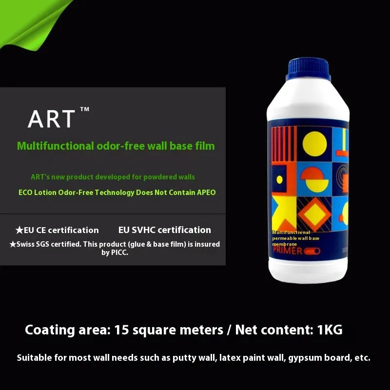 Three rolls of glutinous rice wallpaper glue in packaging, formaldehyde-free adhesive for wall sticking