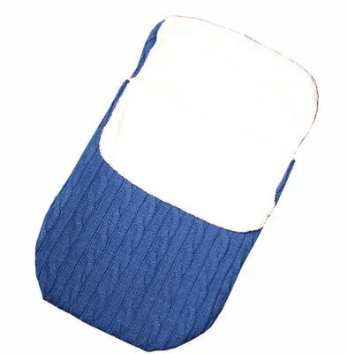 Baby stroller sleeping bag with envelope design in multiple colours showing lamb cashmere lining
