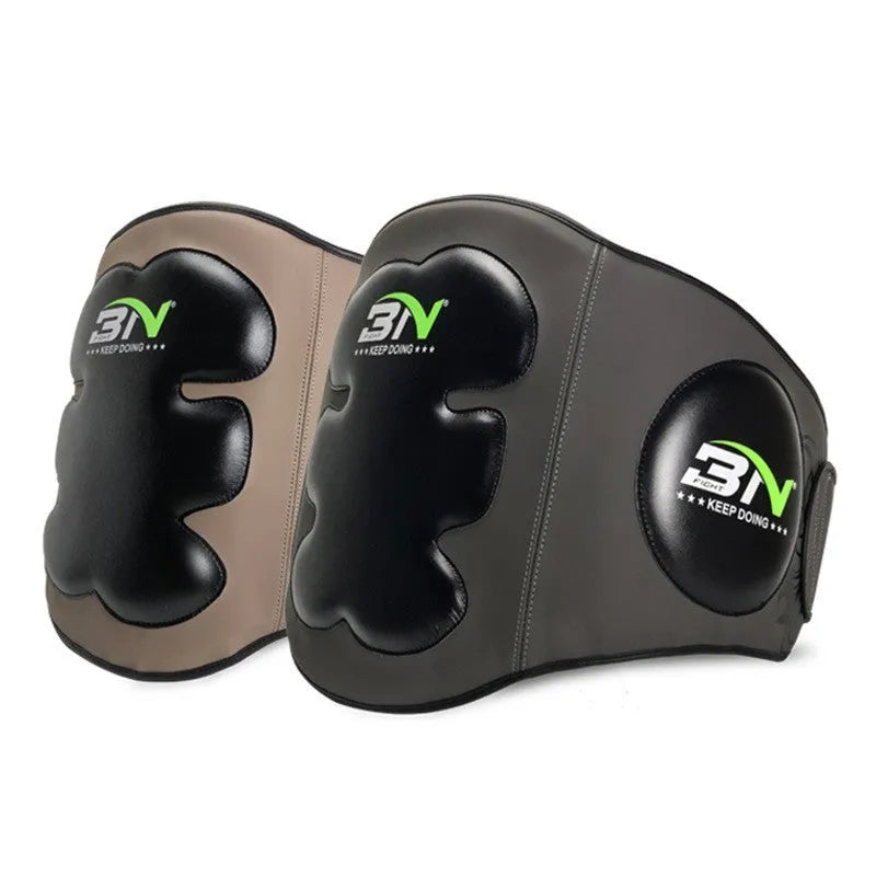 Sanda boxing breast protection target for waist defence in dark grey colour