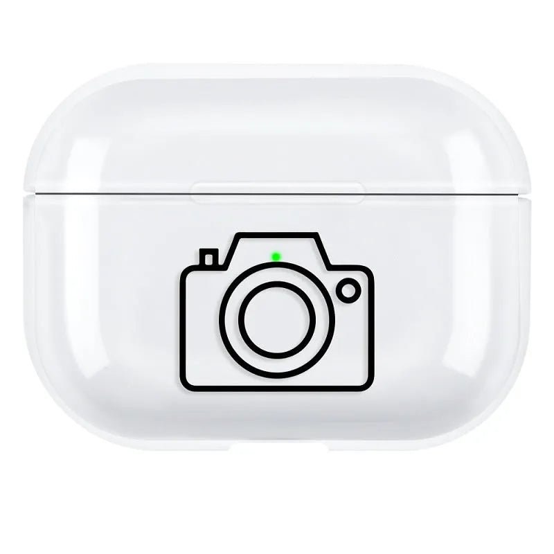PC material protective shell case for AirPods Pro 3 compatible earphones in solid colour