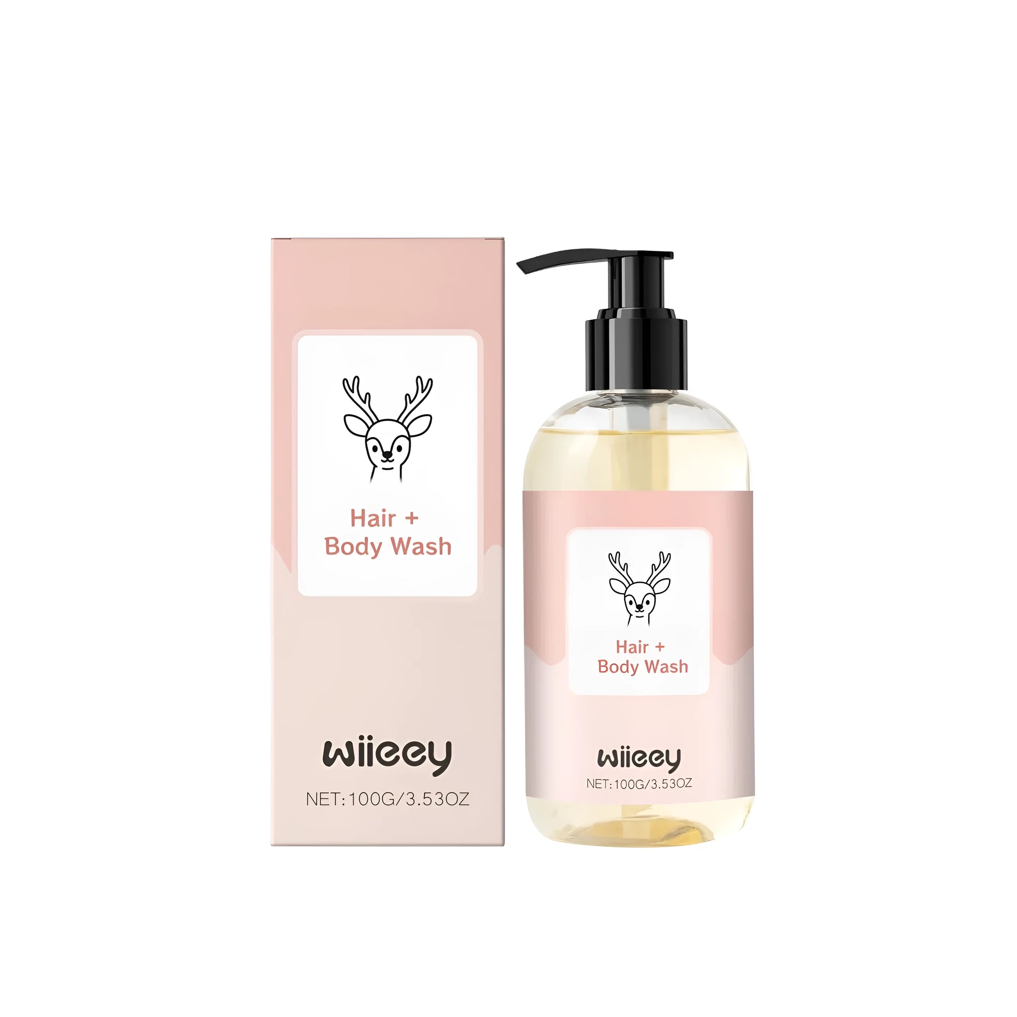 100g bottle of low-sensitivity baby bath and wash two-in-one lotion with oat seed extract.
