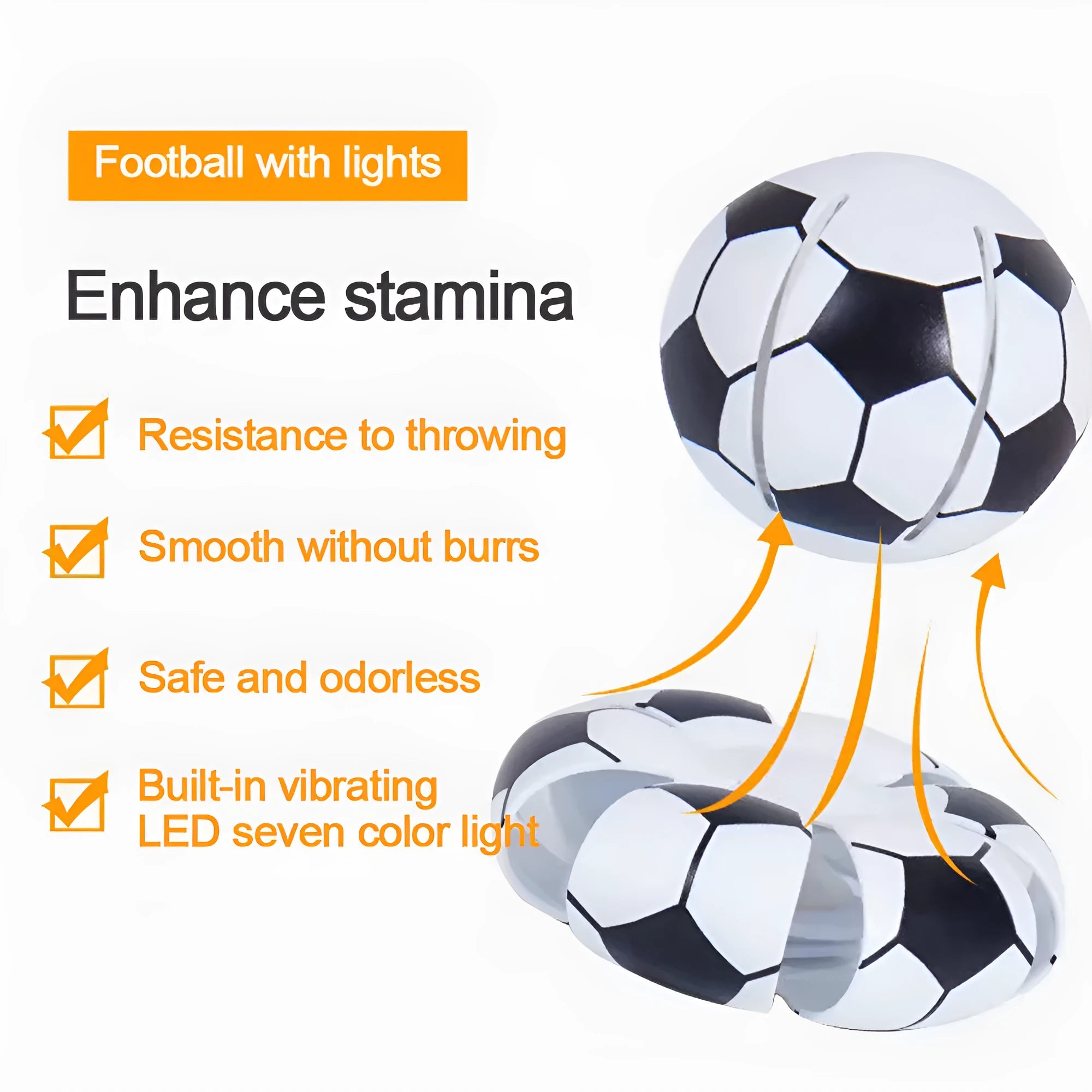 Glow plastic dog training ball that transforms to flying disc with suction activation