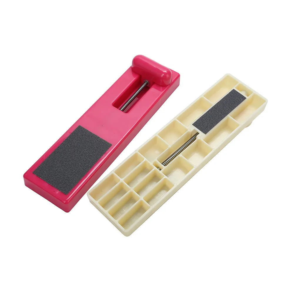 Pink ballet foot trainer device for instep flexibility and toe strengthening exercises