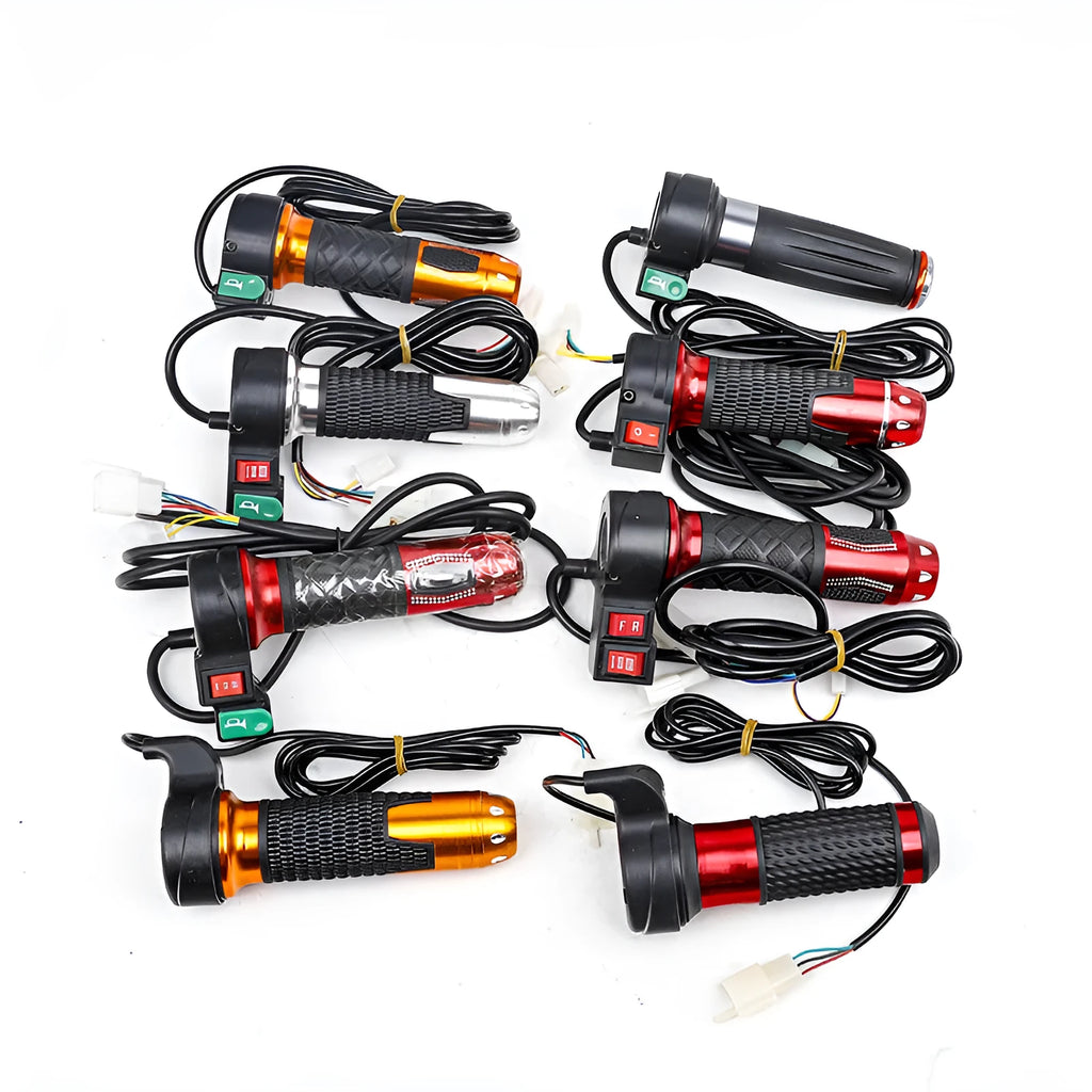 Three-wheel electric car modification accelerator transfer handle with three-speed control and multiple colour options
