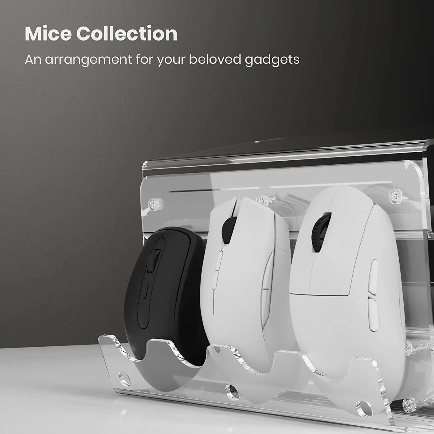 Plastic tray height increasing inclined computer keyboard holder bracket in four colour options for ergonomic desk use