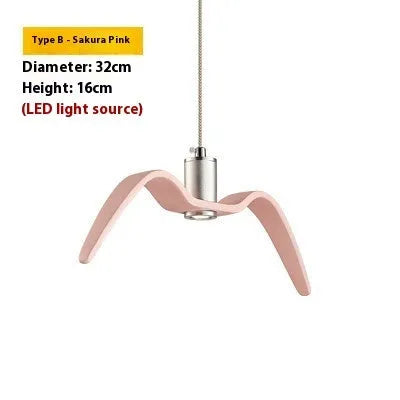 Nordic postmodern simple macaron design LED chandelier ceiling light in multiple colour options