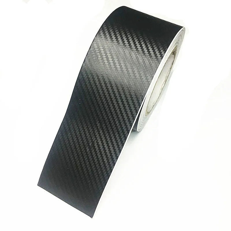 Matte finish 3D carbon fibre roll for car bumper and sill protection in various widths