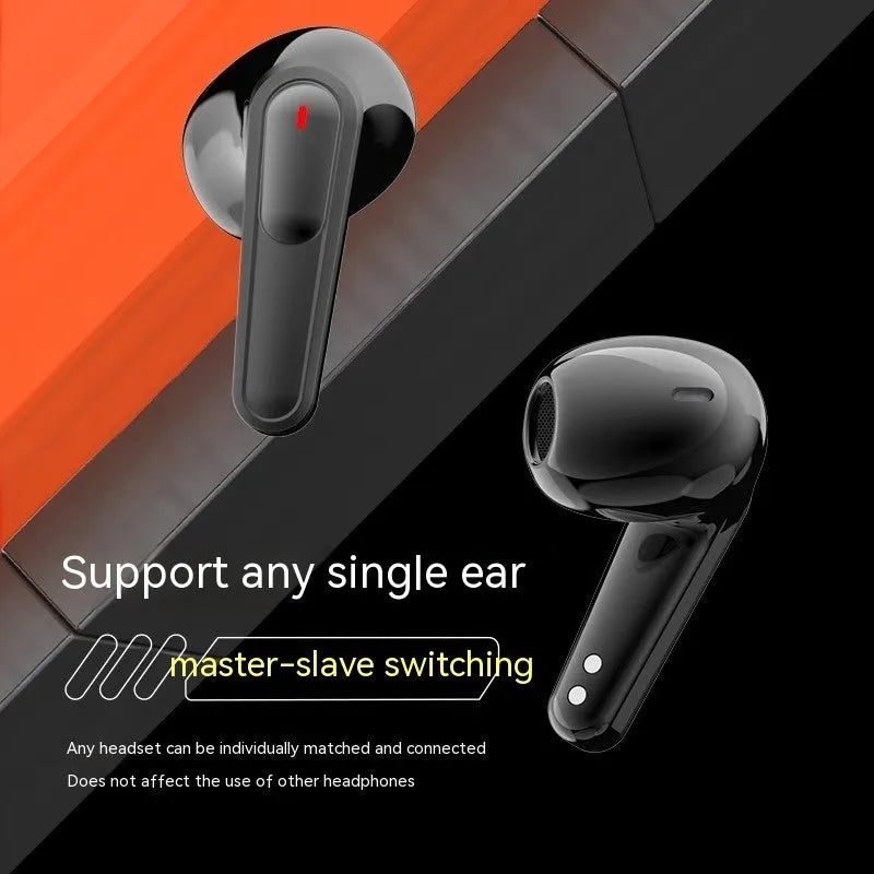 Wireless binaural digital display noise-reduction Bluetooth headset in Pro90 Black