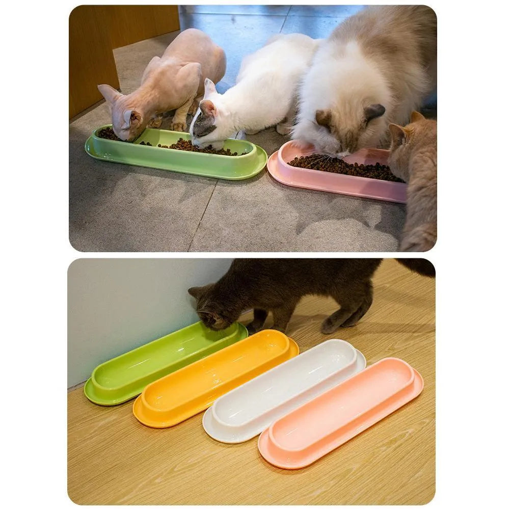 Green leakproof pet bowl with stainless steel insert and silicone base for dogs and cats.